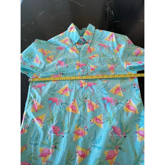 Chubbies Men's Flamingo and Palm tree v neck 100% cotton small - Picture 4 of 6